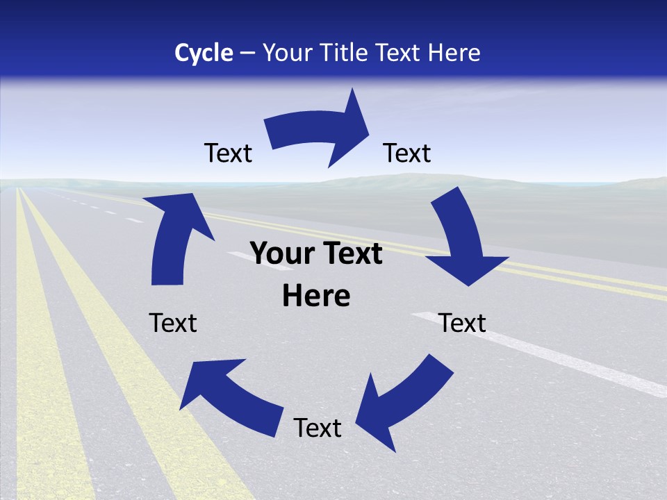 Lane Long Driving PowerPoint Template
