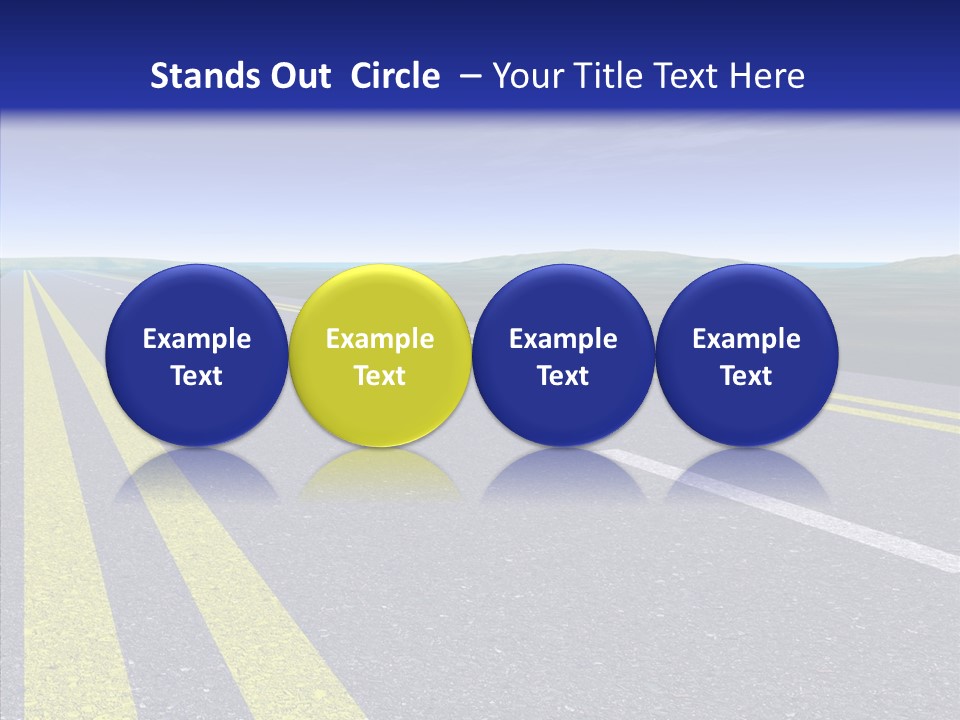 Lane Long Driving PowerPoint Template