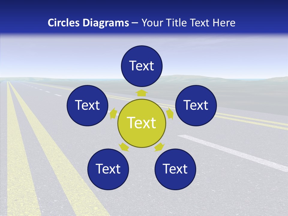 Lane Long Driving PowerPoint Template