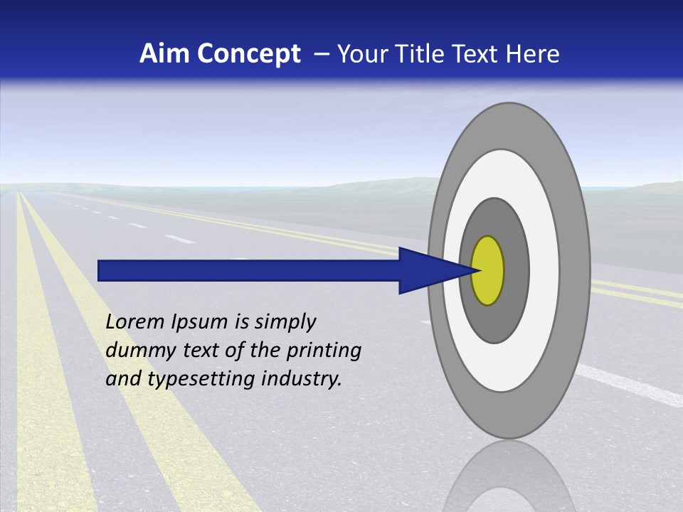 Lane Long Driving PowerPoint Template