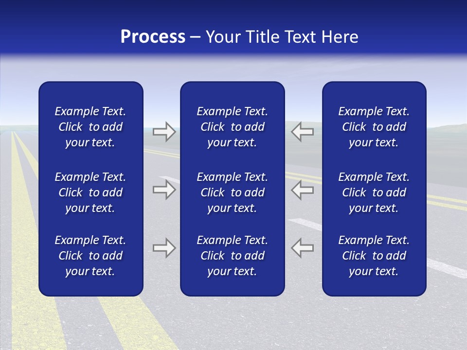 Lane Long Driving PowerPoint Template
