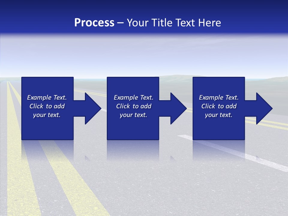 Lane Long Driving PowerPoint Template