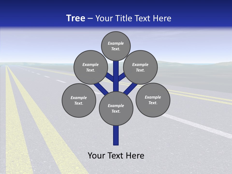 Lane Long Driving PowerPoint Template