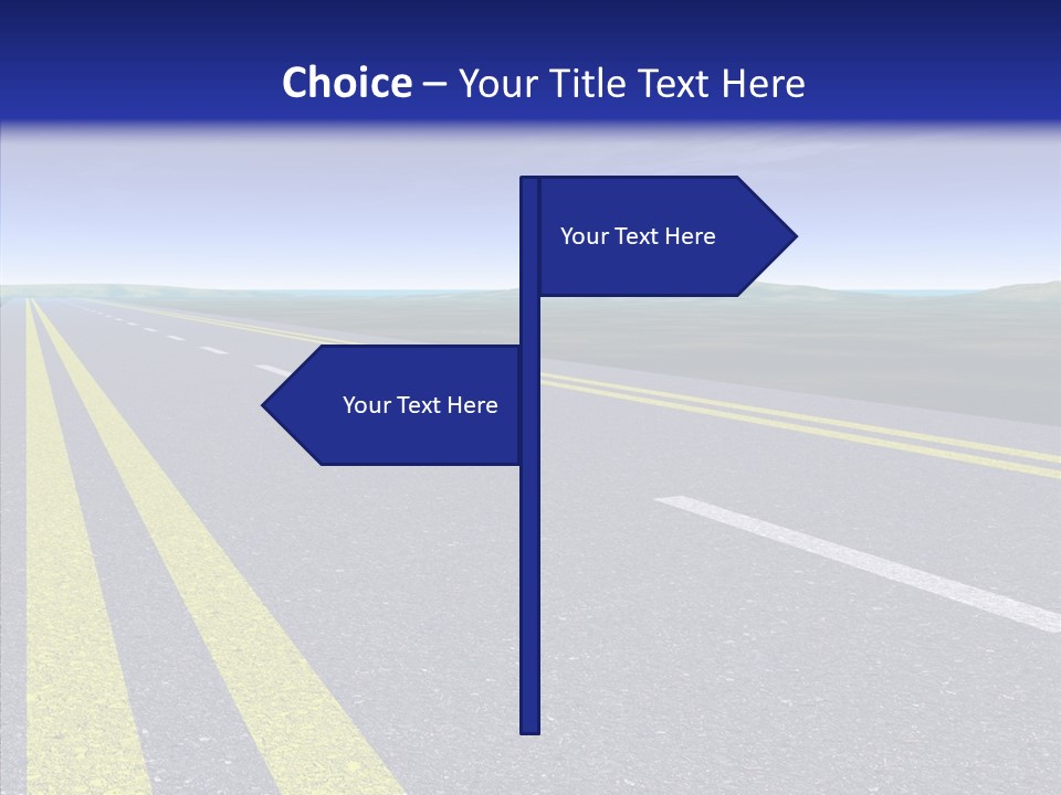 Lane Long Driving PowerPoint Template