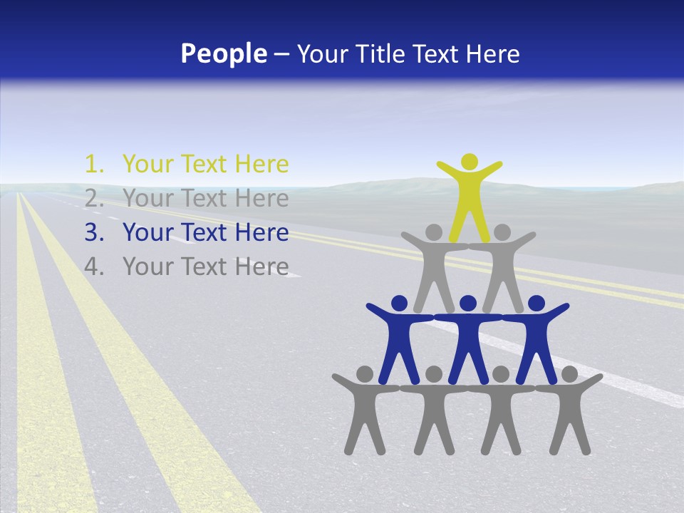 Lane Long Driving PowerPoint Template