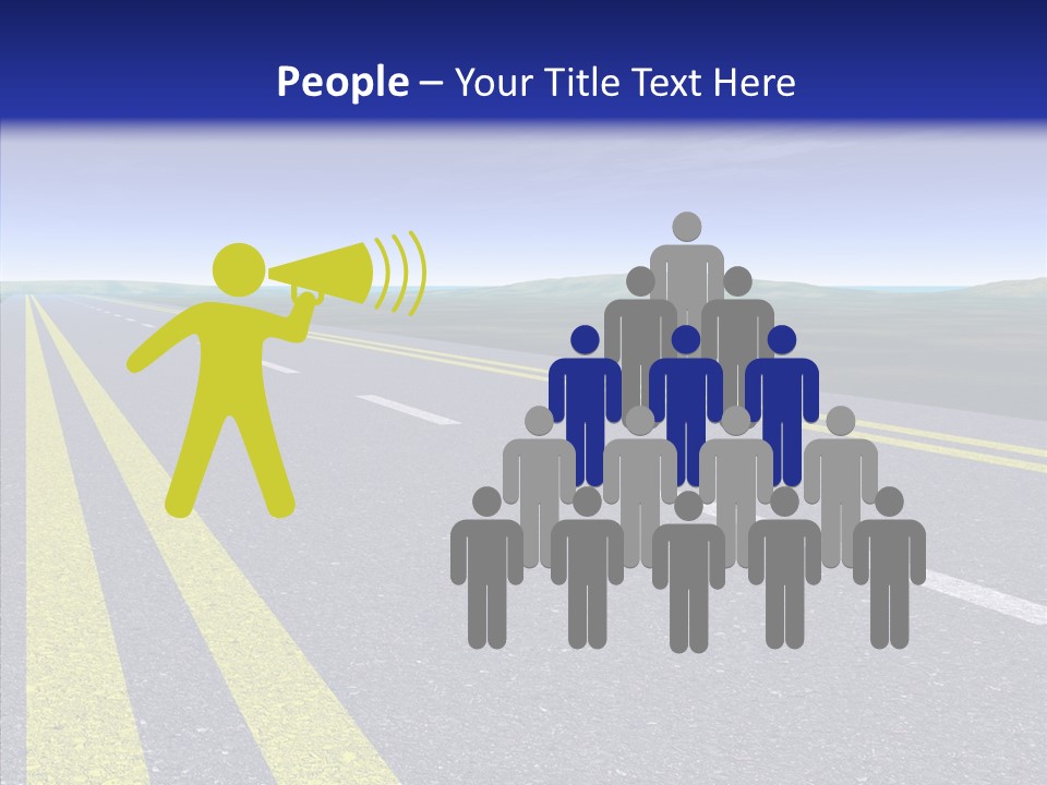 Lane Long Driving PowerPoint Template