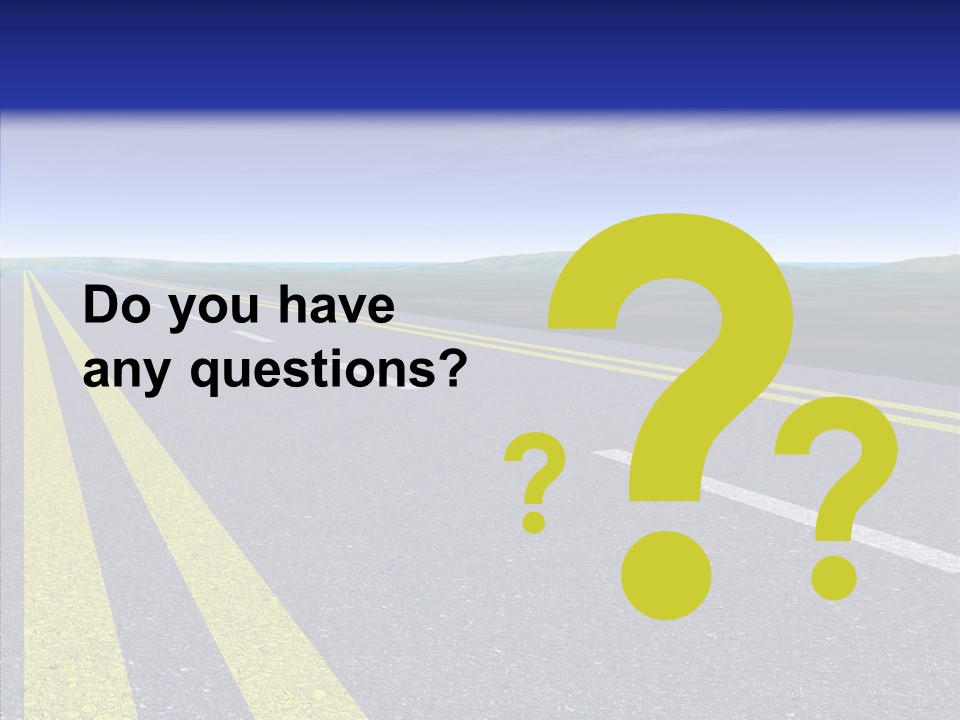 Lane Long Driving PowerPoint Template