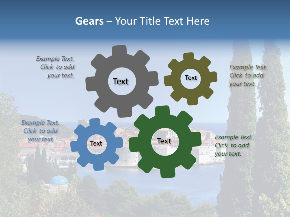 Medieval Dalmatian Adriatic PowerPoint Template