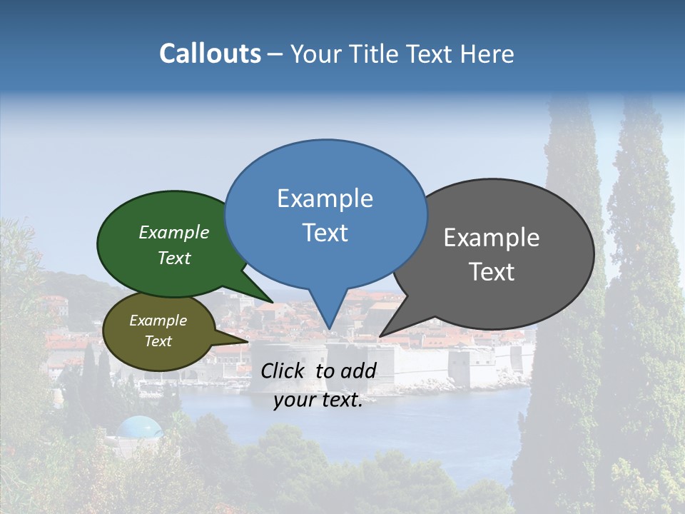 Medieval Dalmatian Adriatic PowerPoint Template