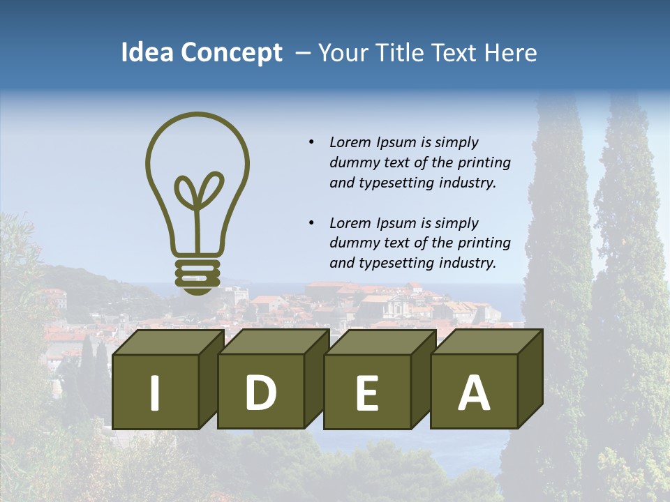 Medieval Dalmatian Adriatic PowerPoint Template