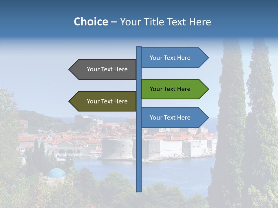 Medieval Dalmatian Adriatic PowerPoint Template