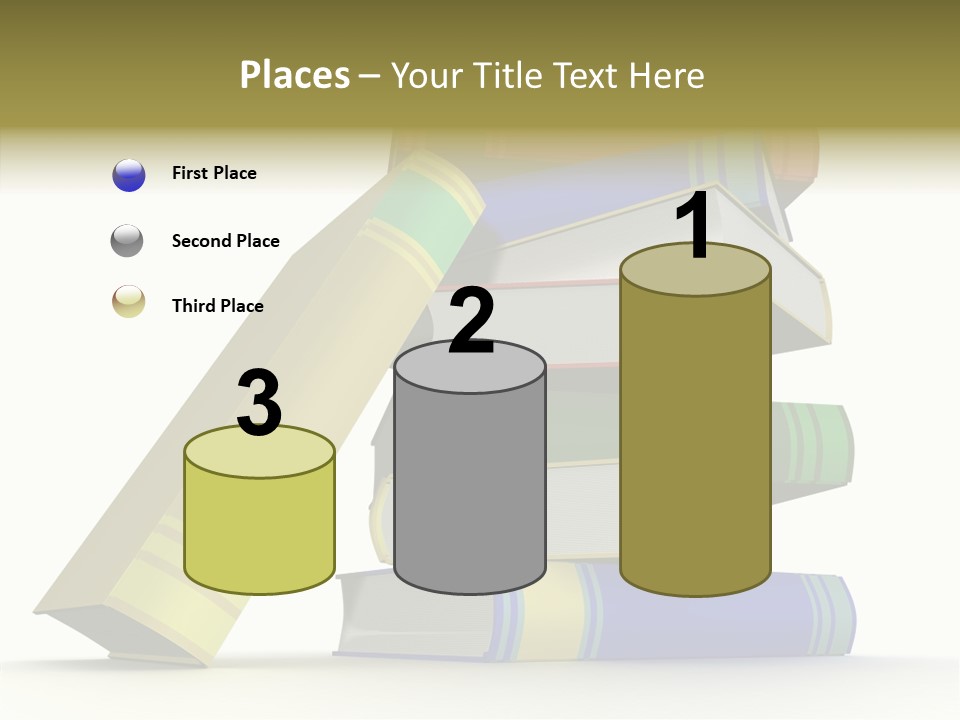 College Isolated Data PowerPoint Template