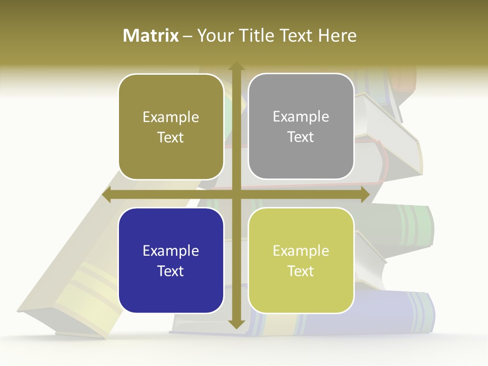College Isolated Data PowerPoint Template