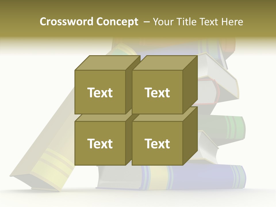 College Isolated Data PowerPoint Template
