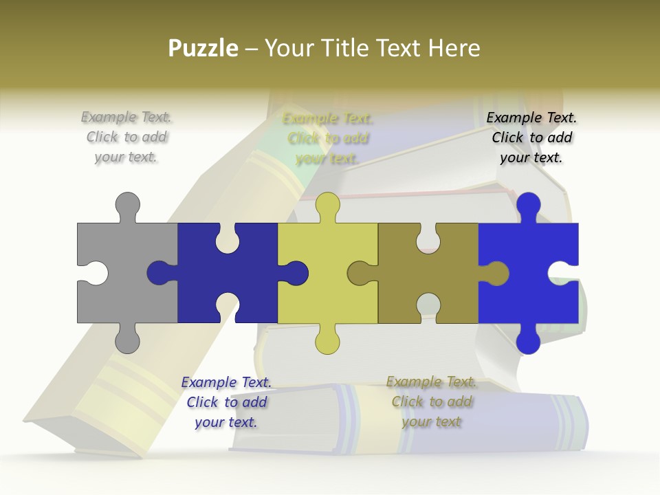 College Isolated Data PowerPoint Template