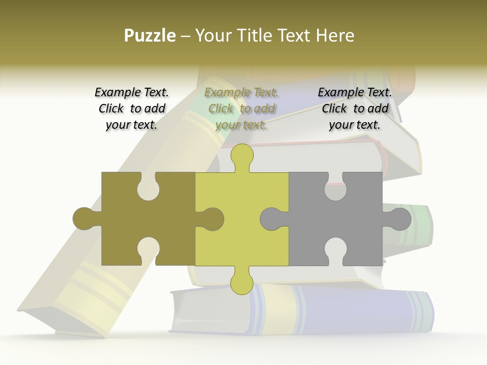 College Isolated Data PowerPoint Template