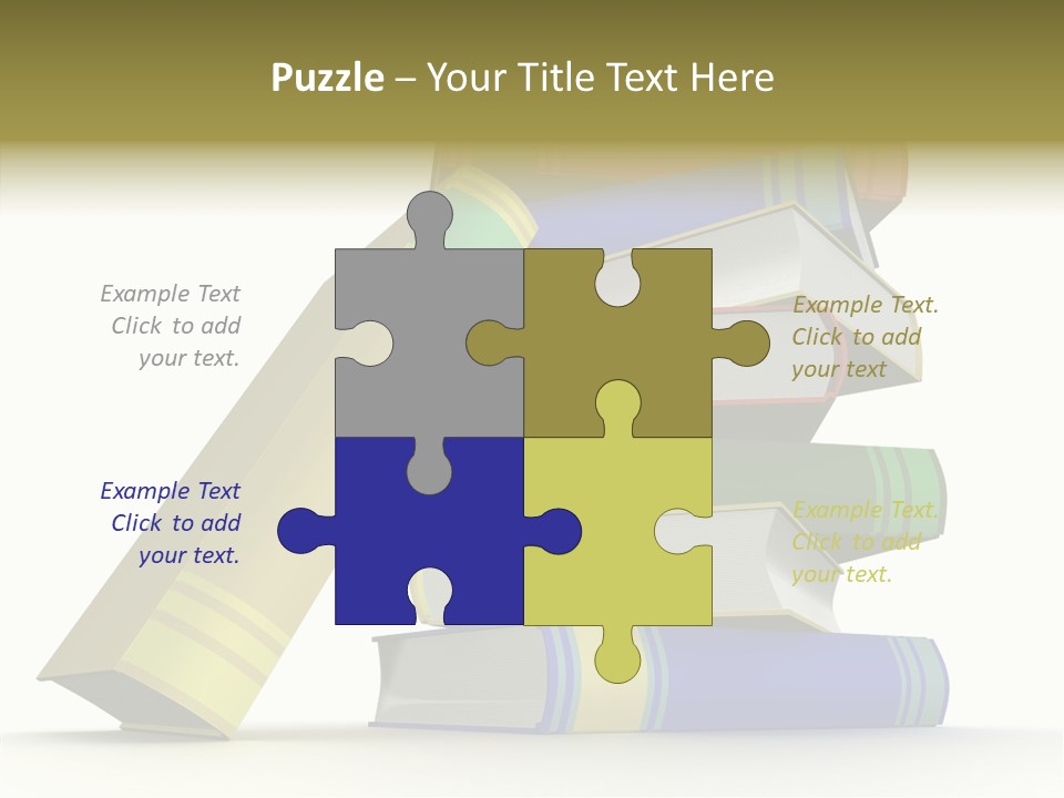 College Isolated Data PowerPoint Template