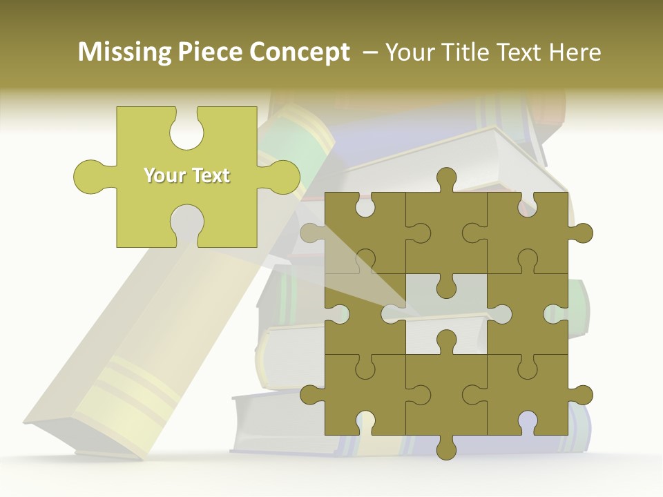 College Isolated Data PowerPoint Template