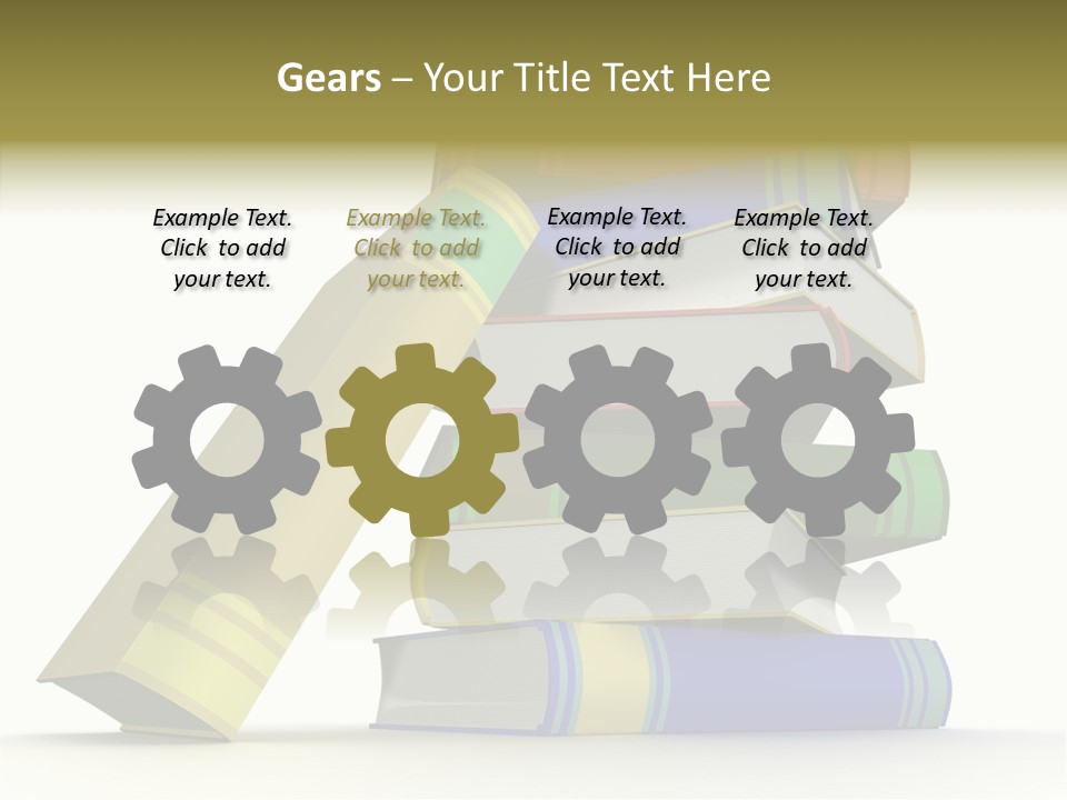 College Isolated Data PowerPoint Template