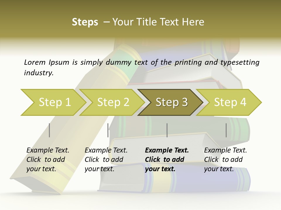 College Isolated Data PowerPoint Template