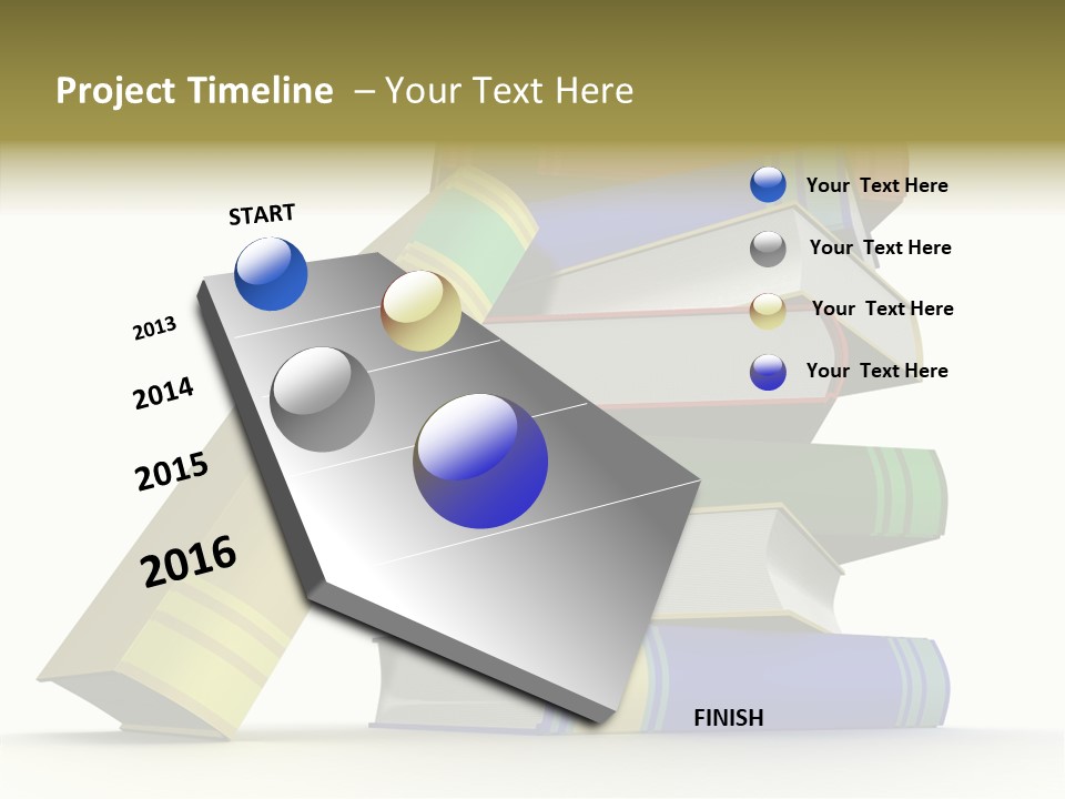College Isolated Data PowerPoint Template