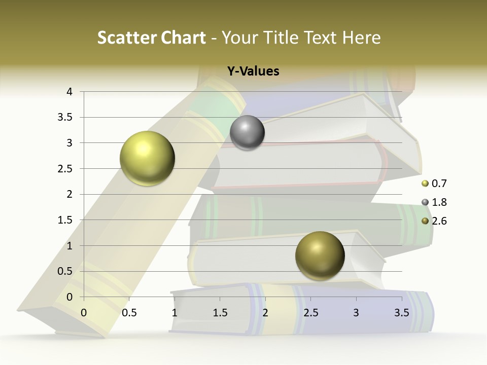 College Isolated Data PowerPoint Template