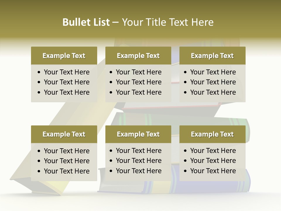 College Isolated Data PowerPoint Template