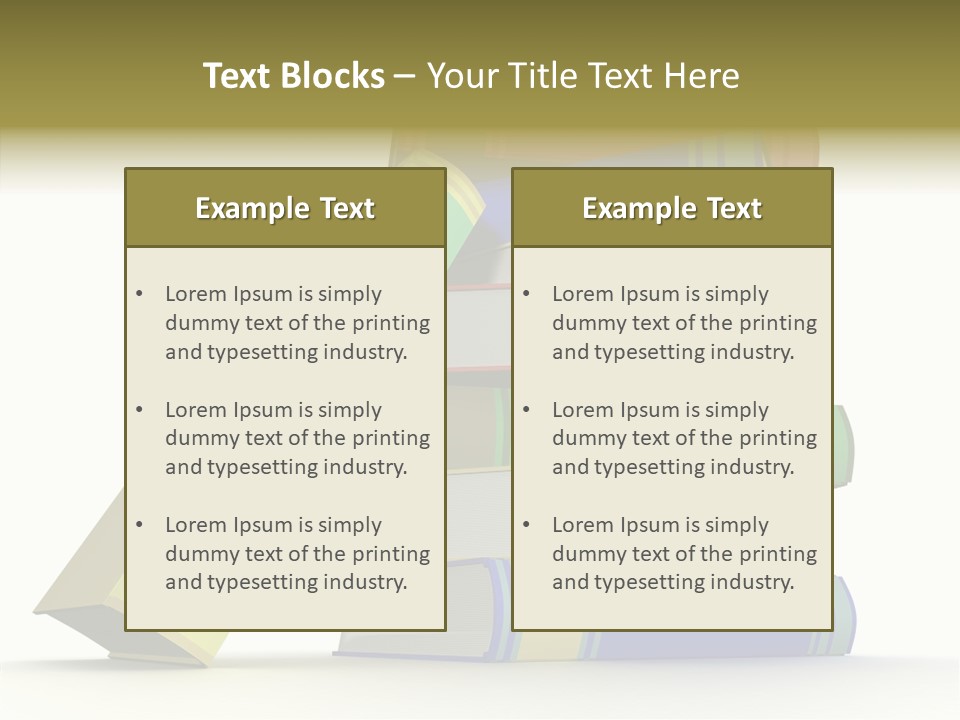 College Isolated Data PowerPoint Template