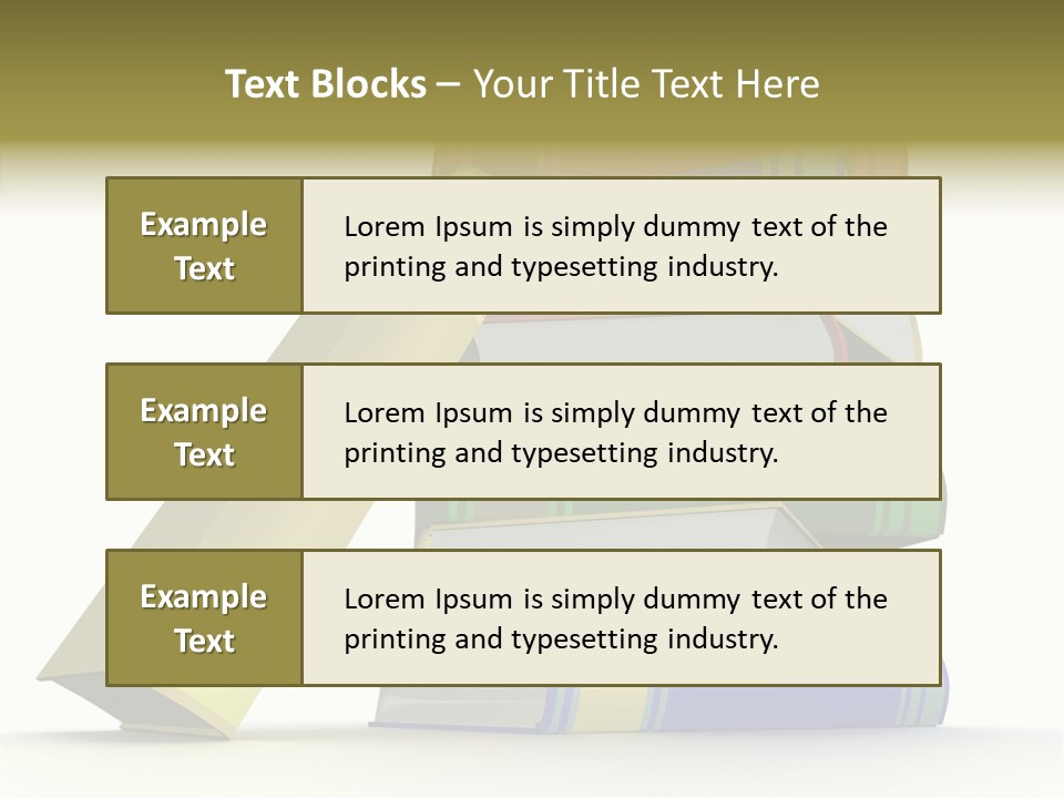College Isolated Data PowerPoint Template