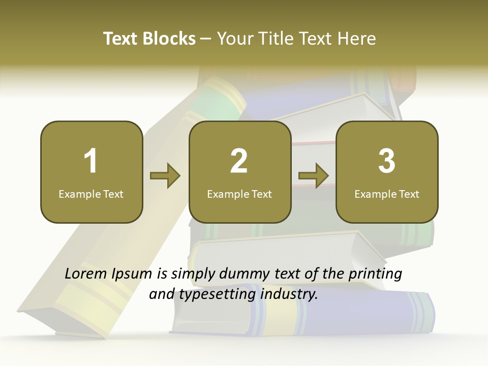 College Isolated Data PowerPoint Template