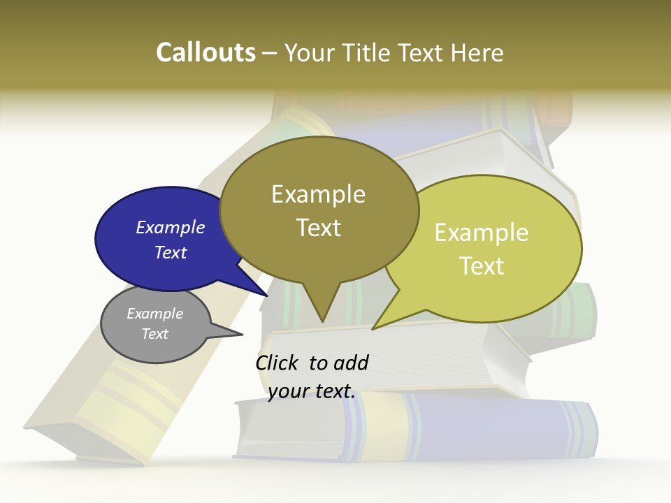 College Isolated Data PowerPoint Template