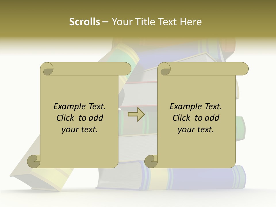 College Isolated Data PowerPoint Template