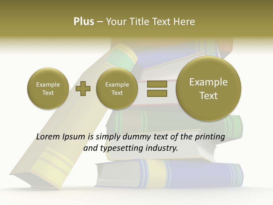 College Isolated Data PowerPoint Template