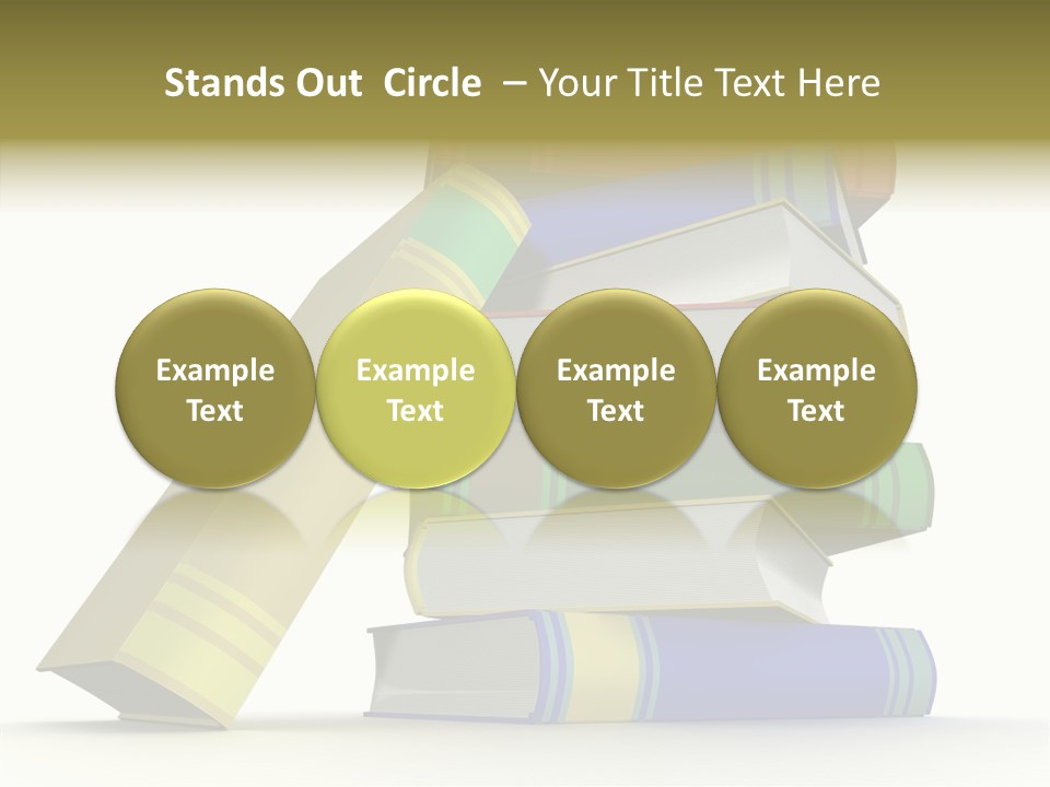 College Isolated Data PowerPoint Template