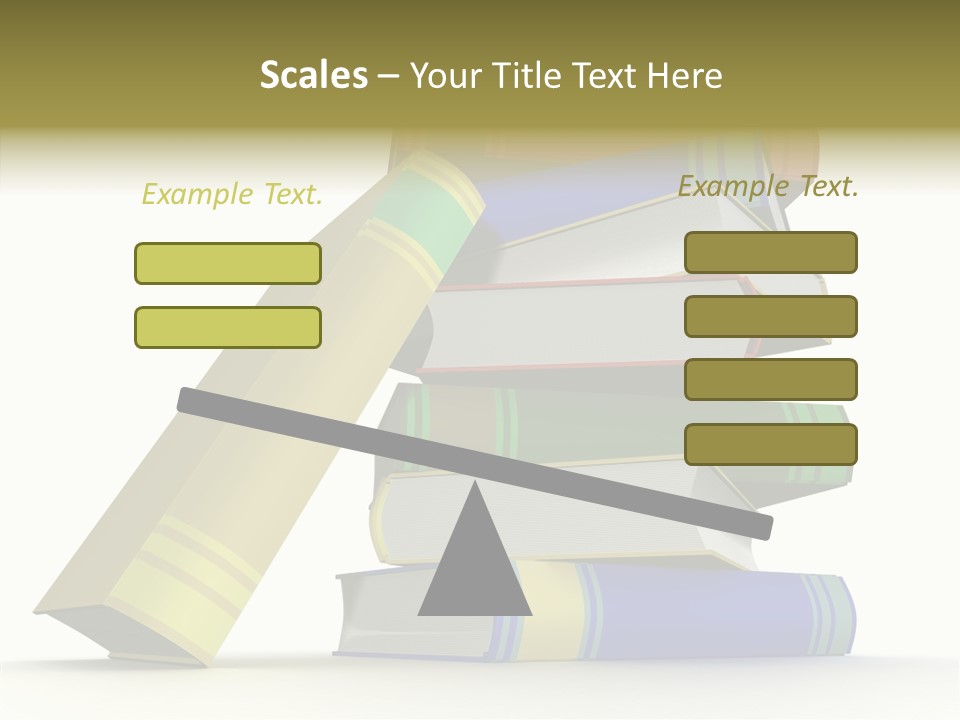 College Isolated Data PowerPoint Template