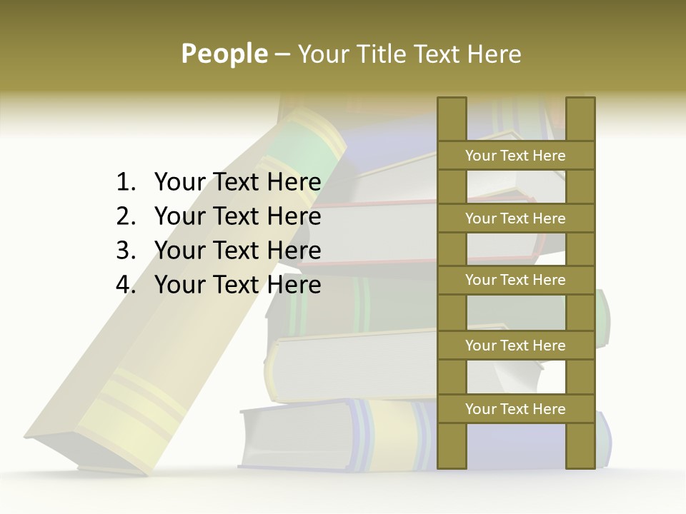 College Isolated Data PowerPoint Template