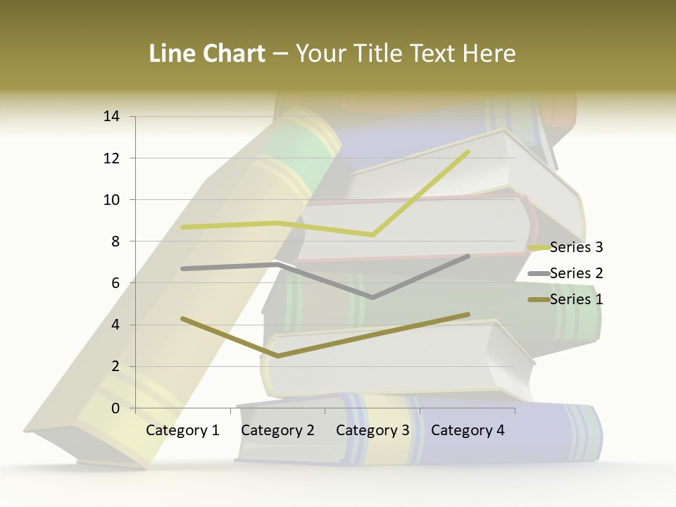 College Isolated Data PowerPoint Template