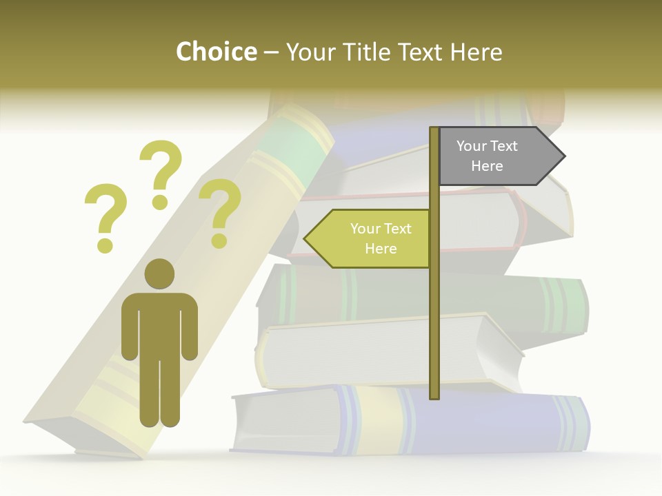 College Isolated Data PowerPoint Template
