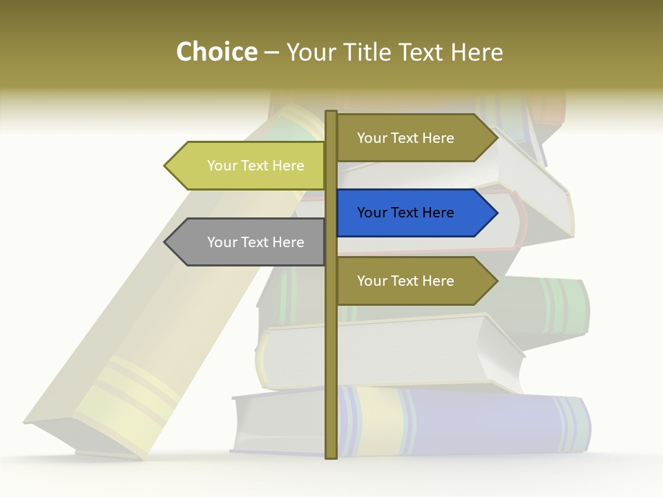 College Isolated Data PowerPoint Template