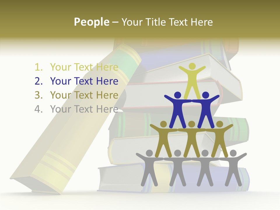 College Isolated Data PowerPoint Template