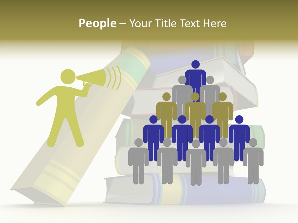 College Isolated Data PowerPoint Template