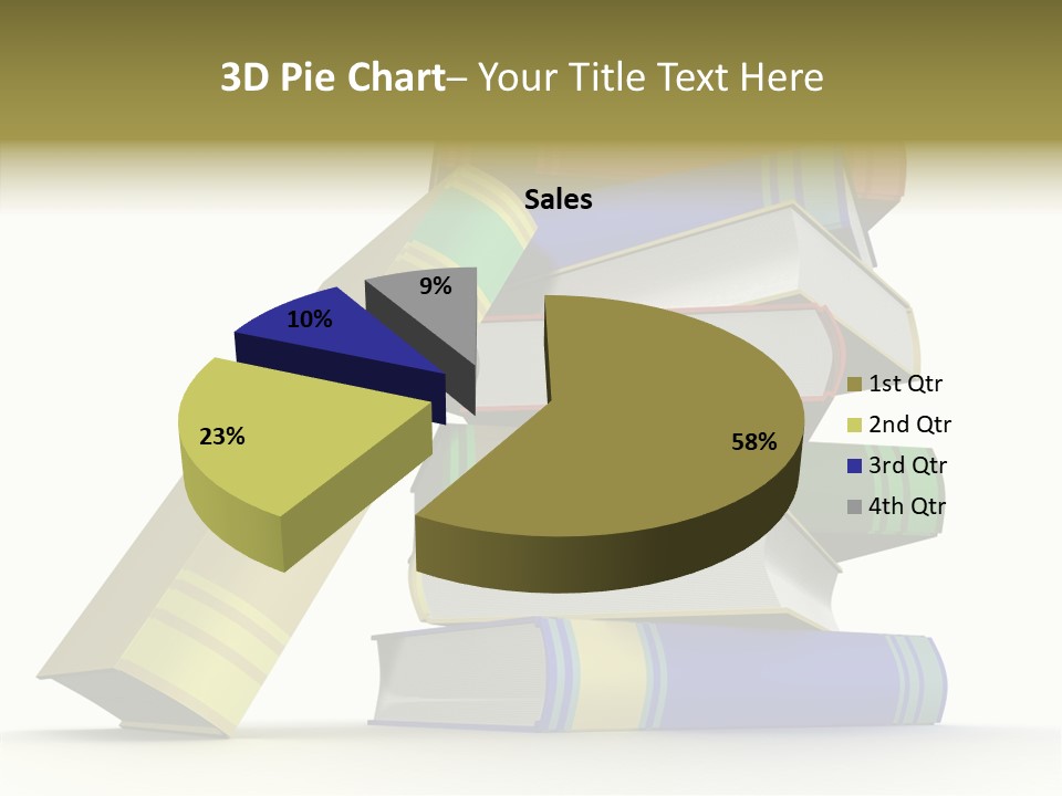 College Isolated Data PowerPoint Template