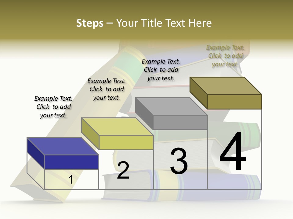 College Isolated Data PowerPoint Template