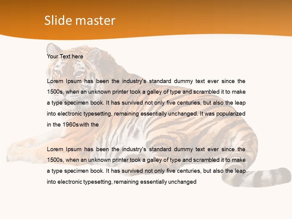 Alone One Wildlife PowerPoint Template