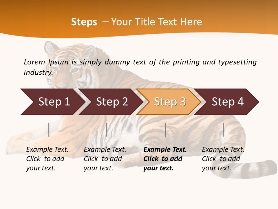 Alone One Wildlife PowerPoint Template