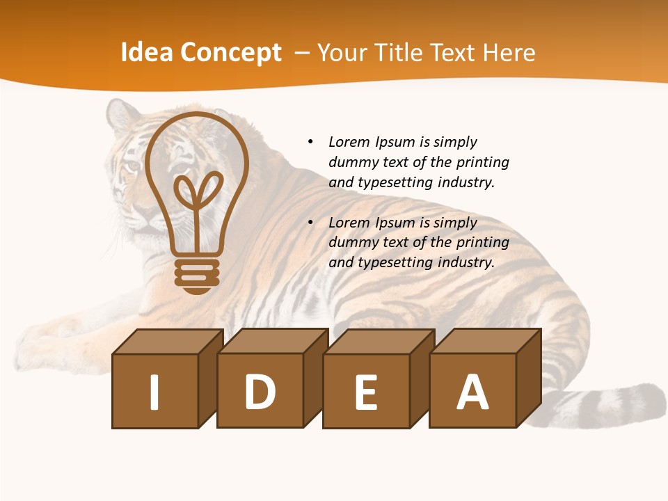 Alone One Wildlife PowerPoint Template