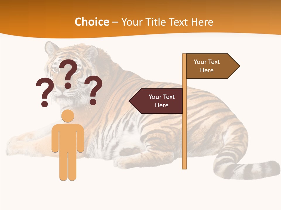 Alone One Wildlife PowerPoint Template
