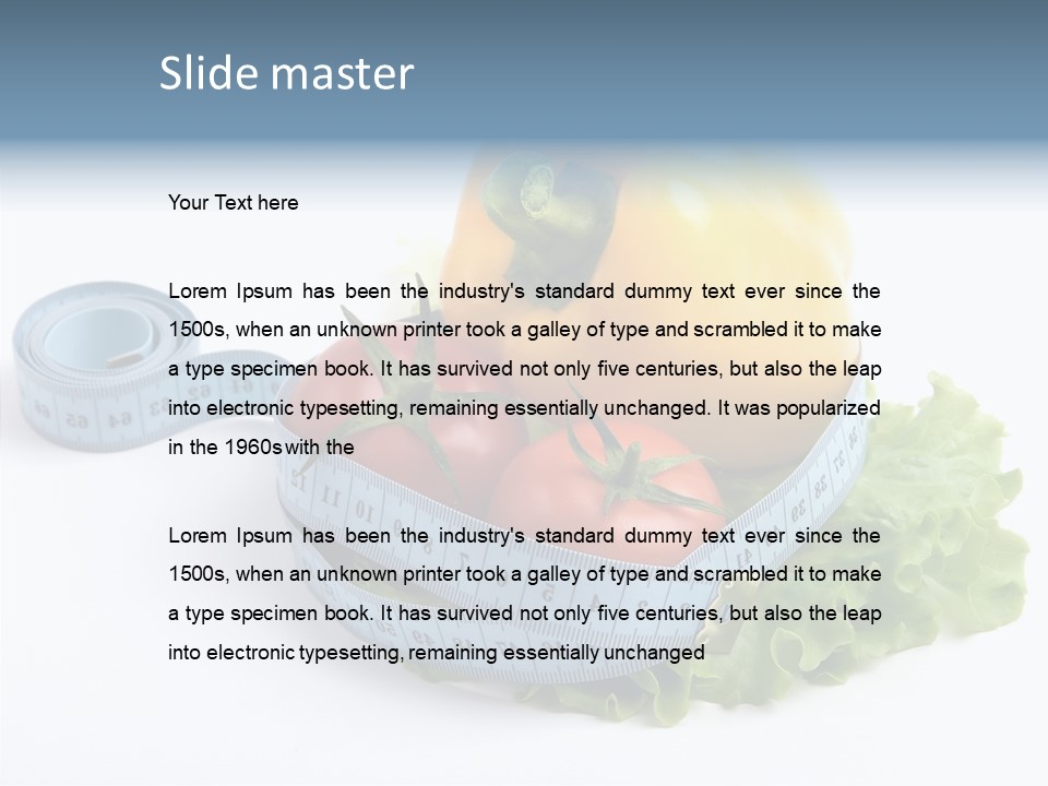 Orange Vegan Natural PowerPoint Template