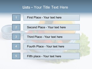 Orange Vegan Natural PowerPoint Template