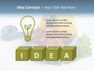 Orange Vegan Natural PowerPoint Template